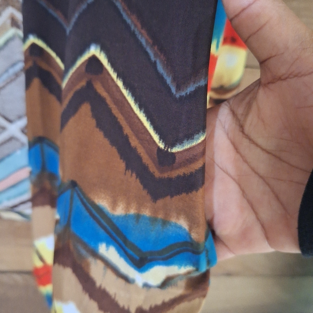 Bcbgmaxazria Abstract Print Open Front Cardigan S… - image 6